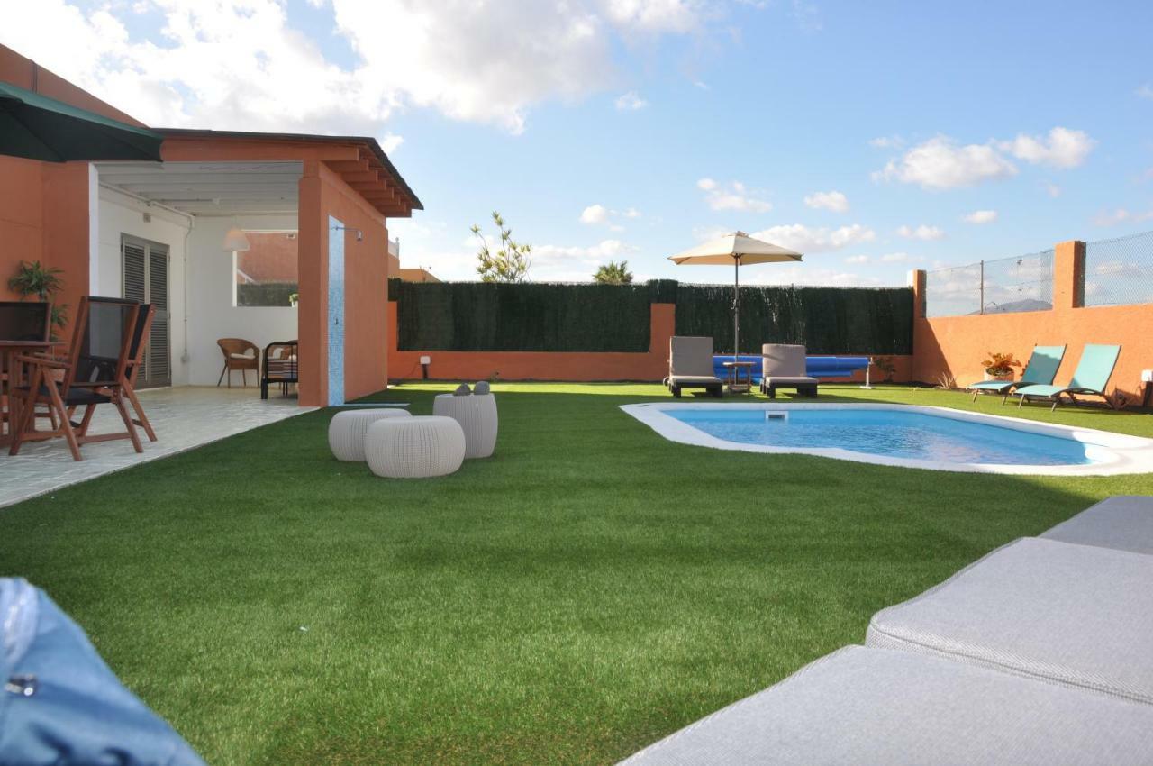 Eco Villa White Suite With Climatized Pool Caleta De Fuste Luaran gambar